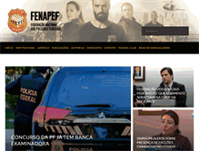 Tablet Screenshot of fenapef.org.br